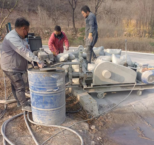 鄯善路面下沉注浆